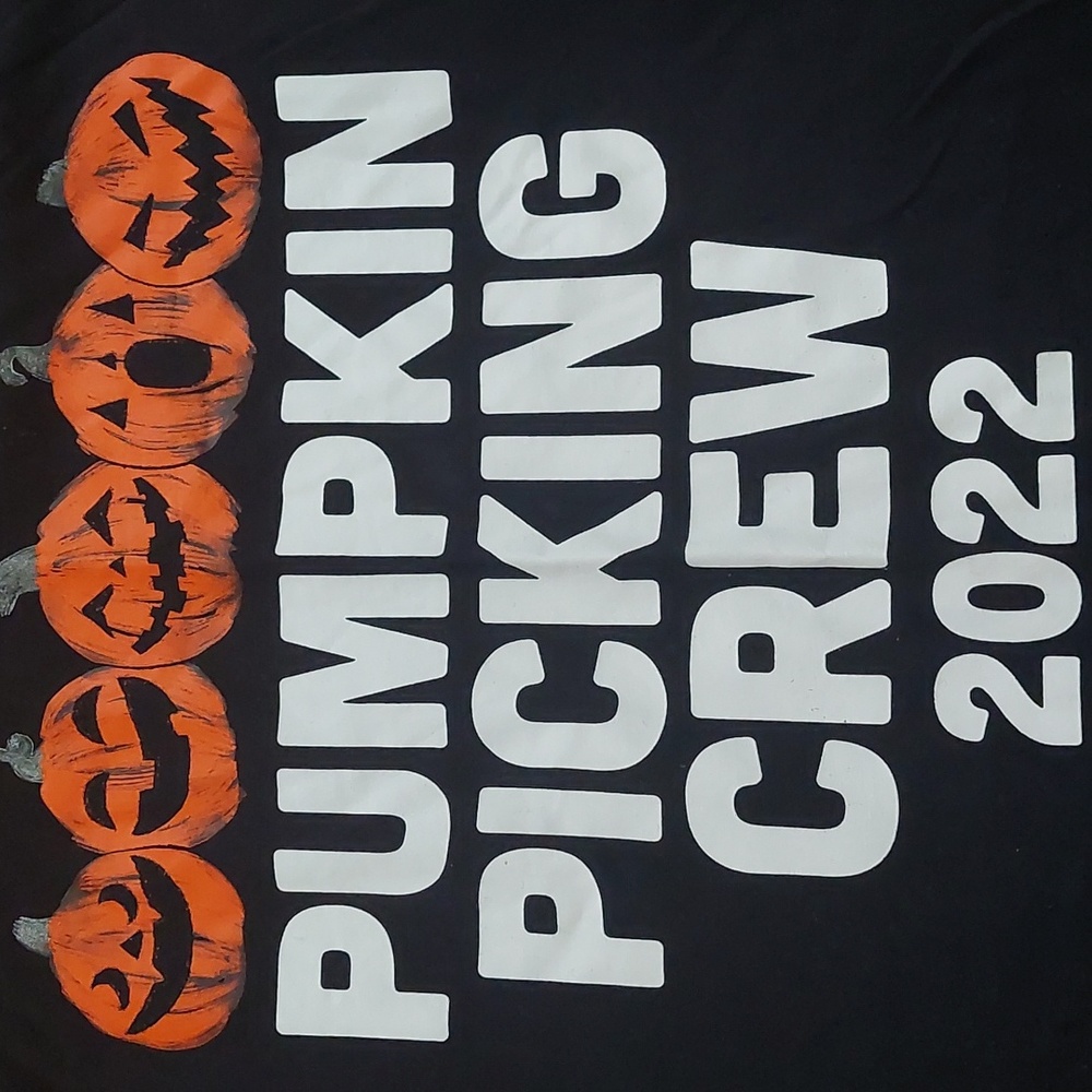 NWT🎃The Children's Place Halloween/Fall Pumpkin Picking Crew 2022 family ;Large - Picture 2 of 7